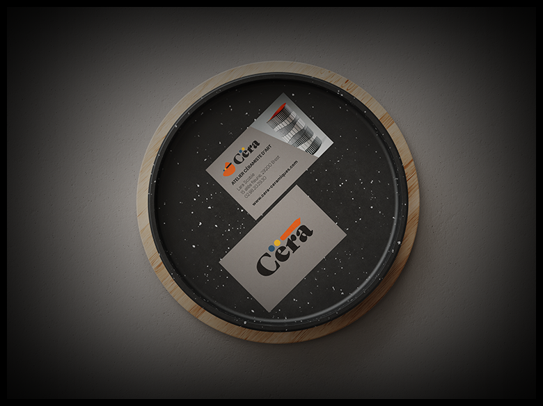 carte de visite d'un atelier céramique